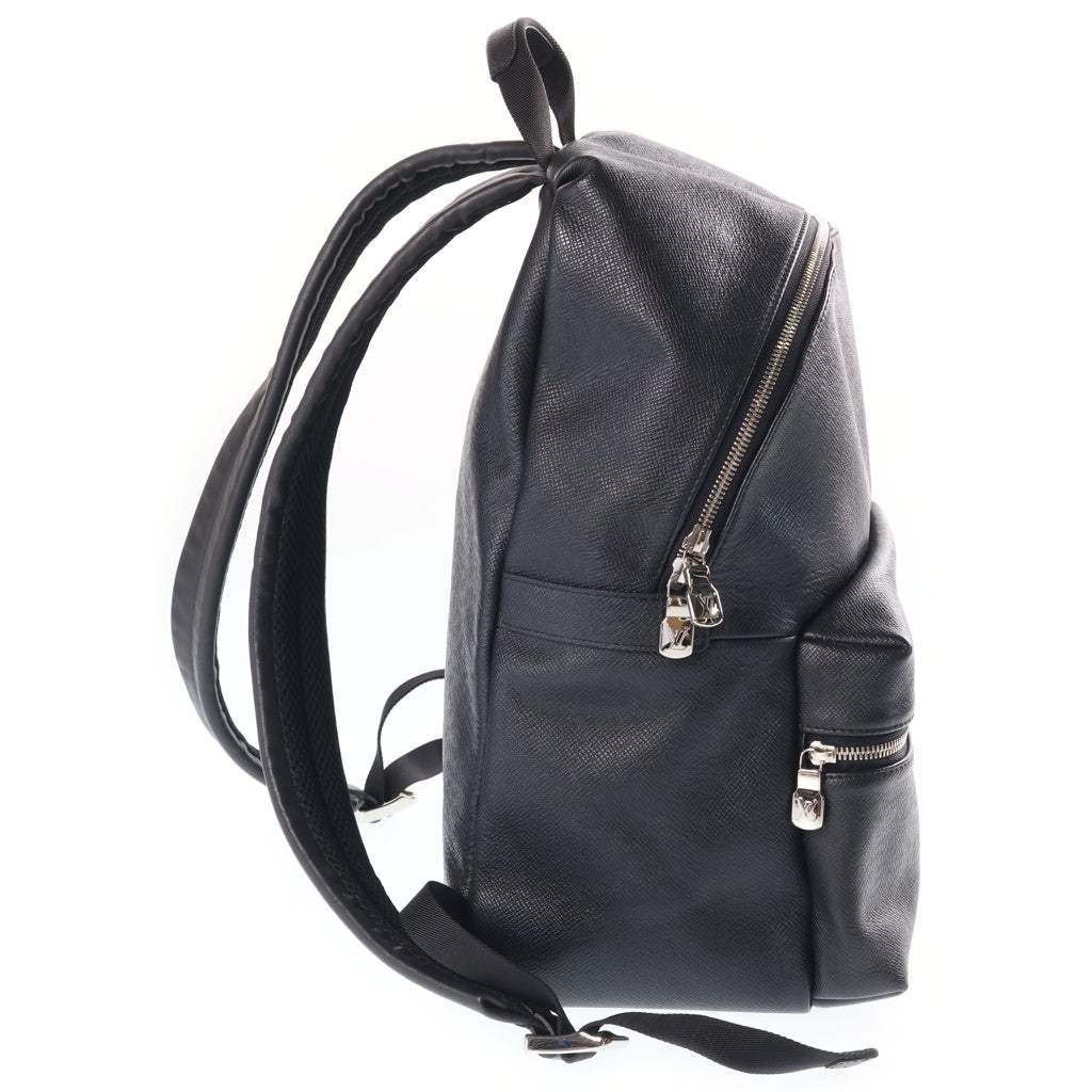 LOUIS VUITTON(ルイヴィトン) タイガ ディスカバリー リュックサック バックパック ブラック ノワール レザー M33450 シルバー金具 レディース