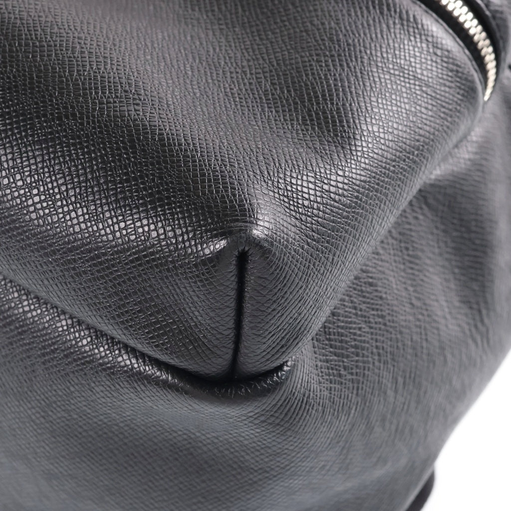 LOUIS VUITTON(ルイヴィトン) タイガ ディスカバリー リュックサック バックパック ブラック ノワール レザー M33450 シルバー金具 レディース