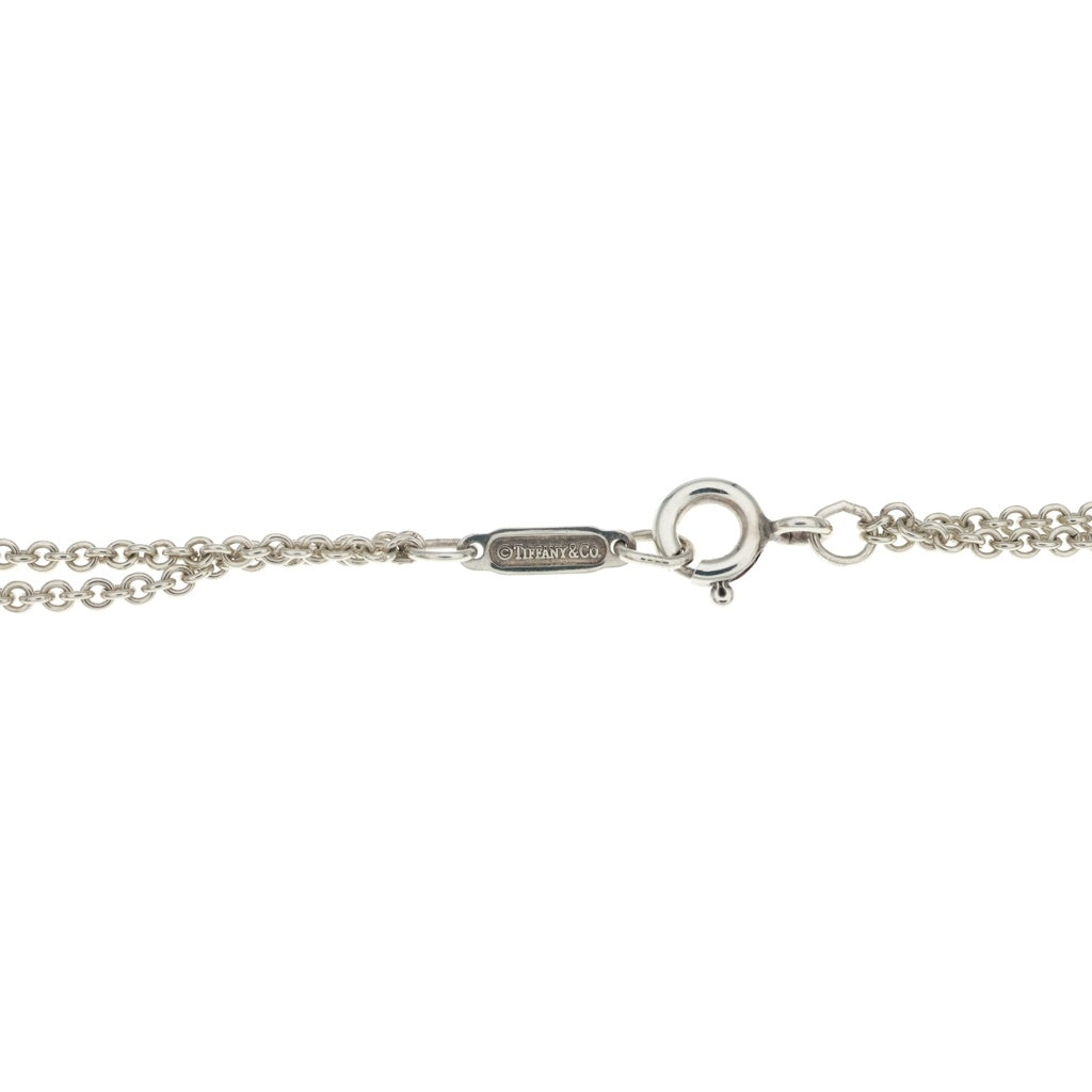 TIFFANY & Co.(ティファニー) インフィニティ ダブルチェーン ネックレス ペンダント シルバー 925 レディース