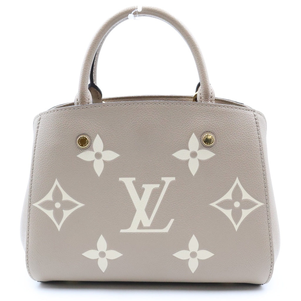 LOUIS VUITTON(ルイヴィトン) モノグラムアンプラント モンテーニュBB ハンドバッグ ショルダーバッグ 2WAY レザー トゥルトレール M45489 ICタイプ レディース