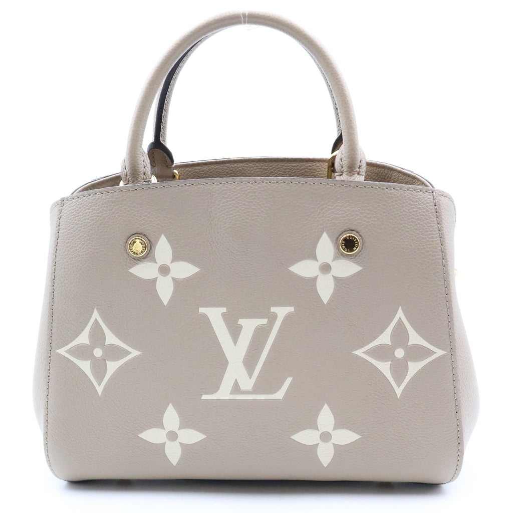 LOUIS VUITTON(ルイヴィトン) モノグラムアンプラント モンテーニュBB ハンドバッグ ショルダーバッグ 2WAY レザー トゥルトレール M45489 ICタイプ レディース