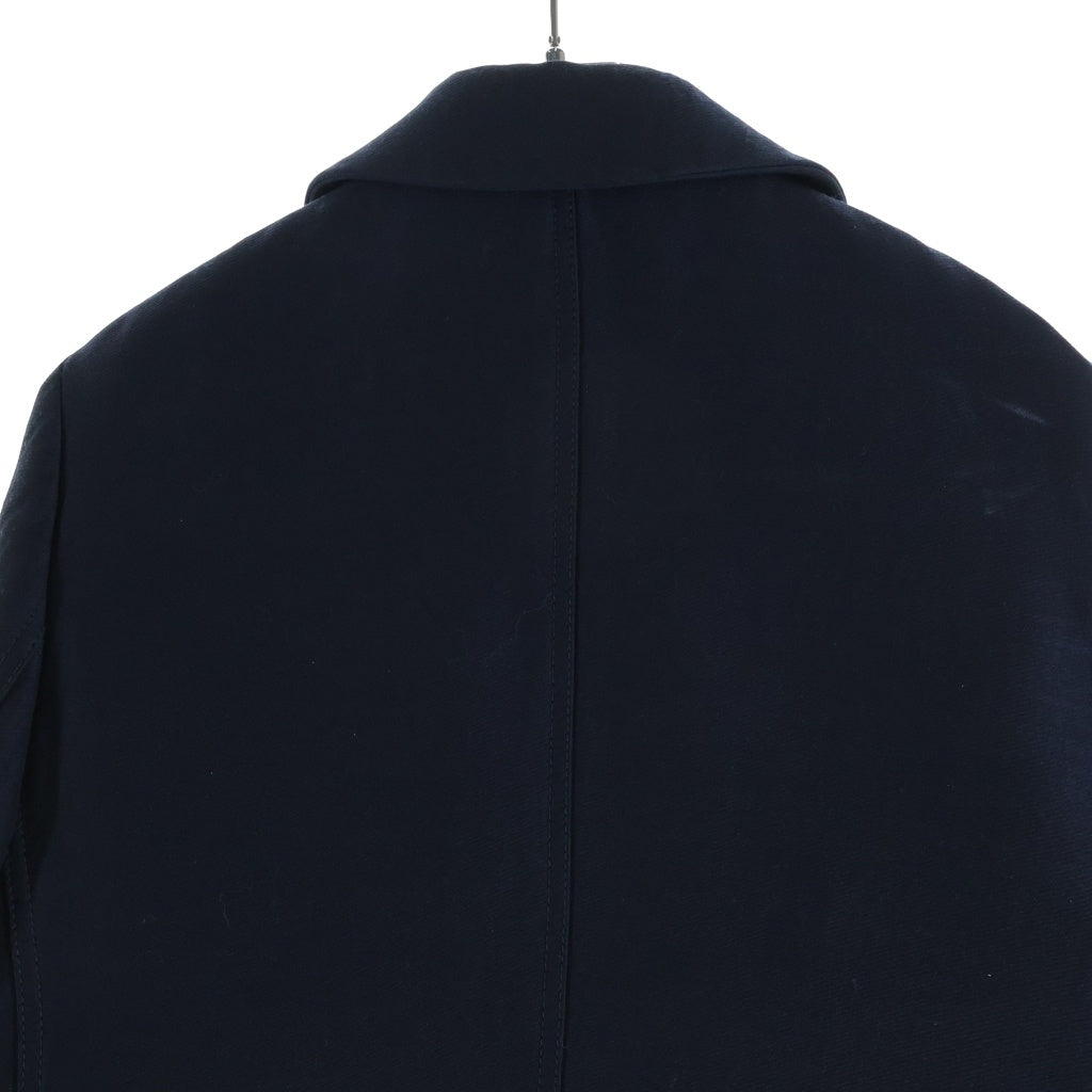 Christian Dior(クリスチャンディオール) クロップド ジャケット ショート丈 オブリーク柄 ネイビー 311V86A1304 レディース