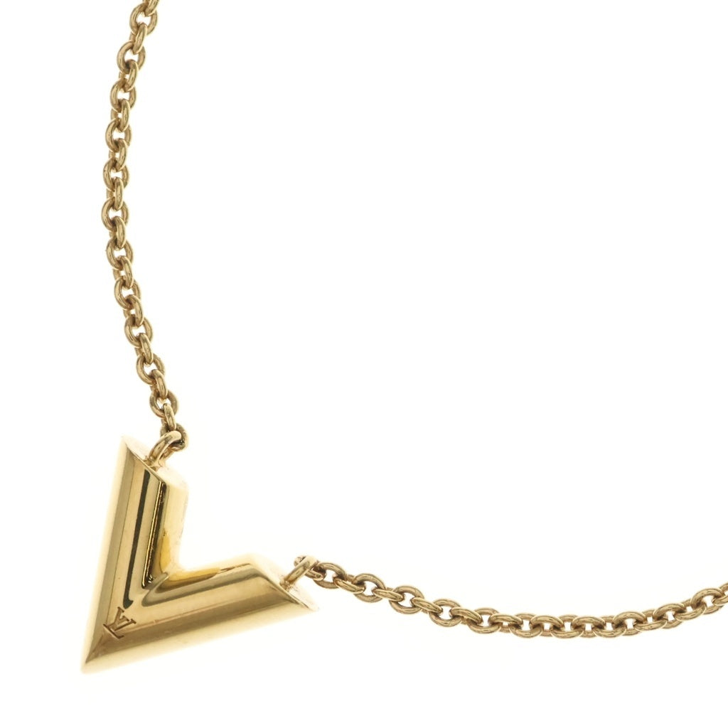 LOUIS VUITTON(ルイヴィトン) エッセンシャルV ネックレス ペンダント チェーン ゴールド M61083 レディース