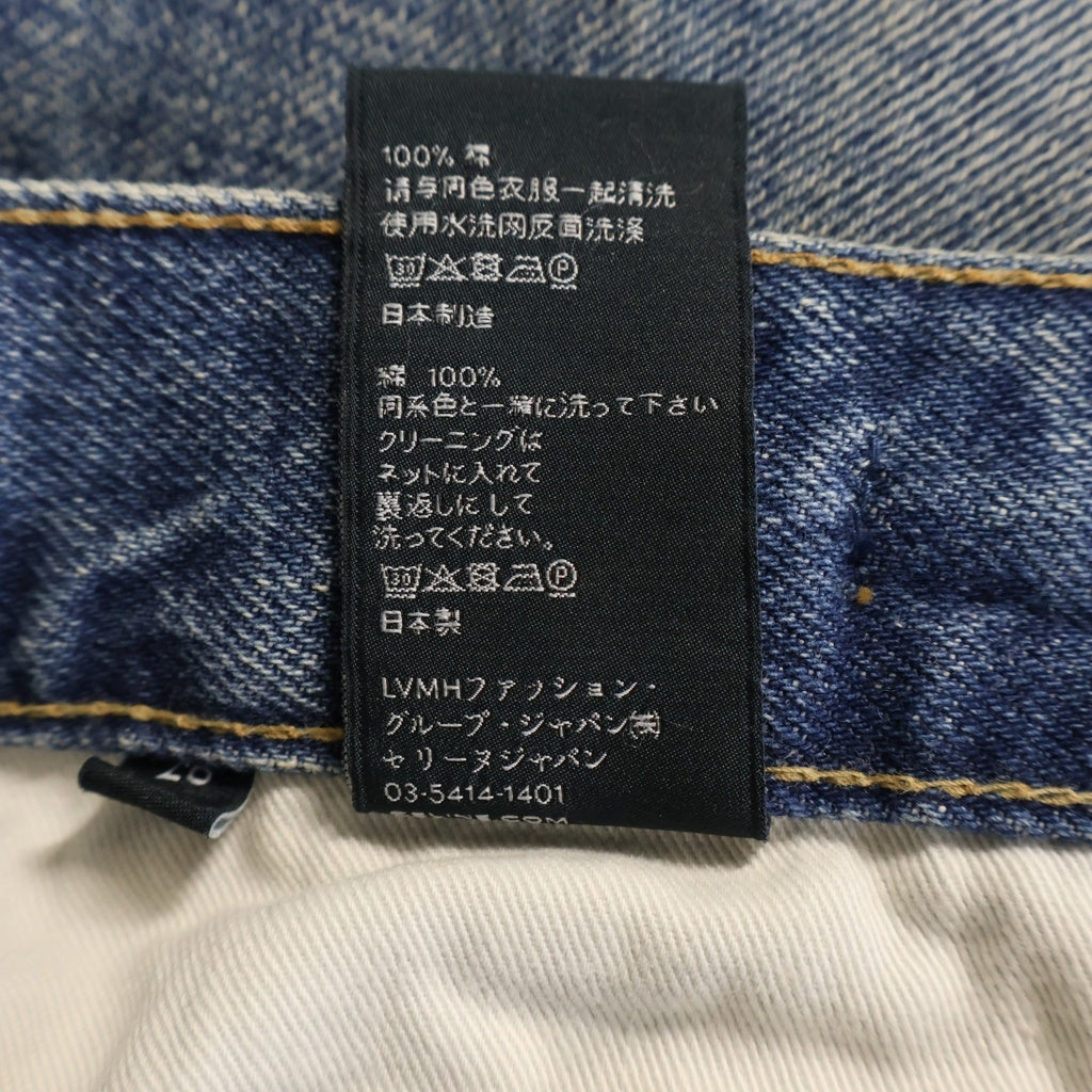 CELINE(セリーヌ) トリオンフ金具 ストレートデニムパンツ ジーンズ インディゴブルー N861930F レディース