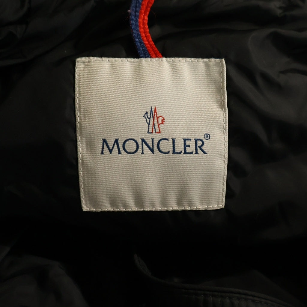 MONCLER(モンクレール) GENEVRIER ジュヌヴリエ ファー付きフーデッドジップアップ ダウンコート ブラック 32093499172568065 レディース