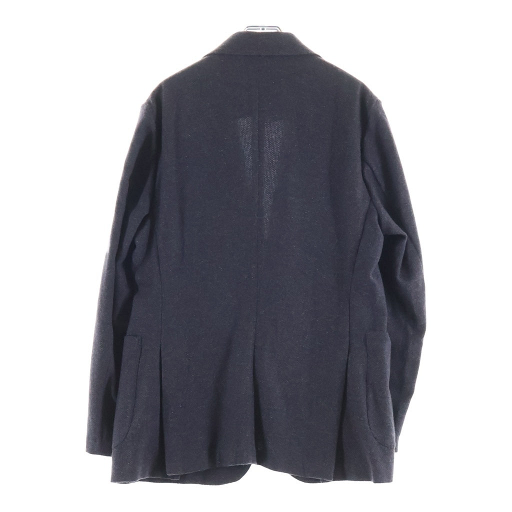 その他(ソノタ) Finjack(フィンジャック) カシミヤ 2Bテーラードジャケット ネイビー/ブラウン FIN-SP29
