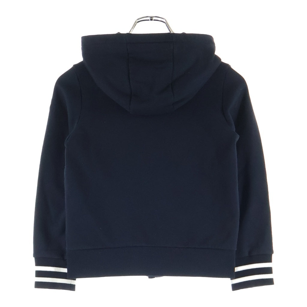 MONCLER(モンクレール) Felpa Zippata Con Cappuccio ジップアップ パーカー ダウン切替 キッズ ブラック J29548G0000