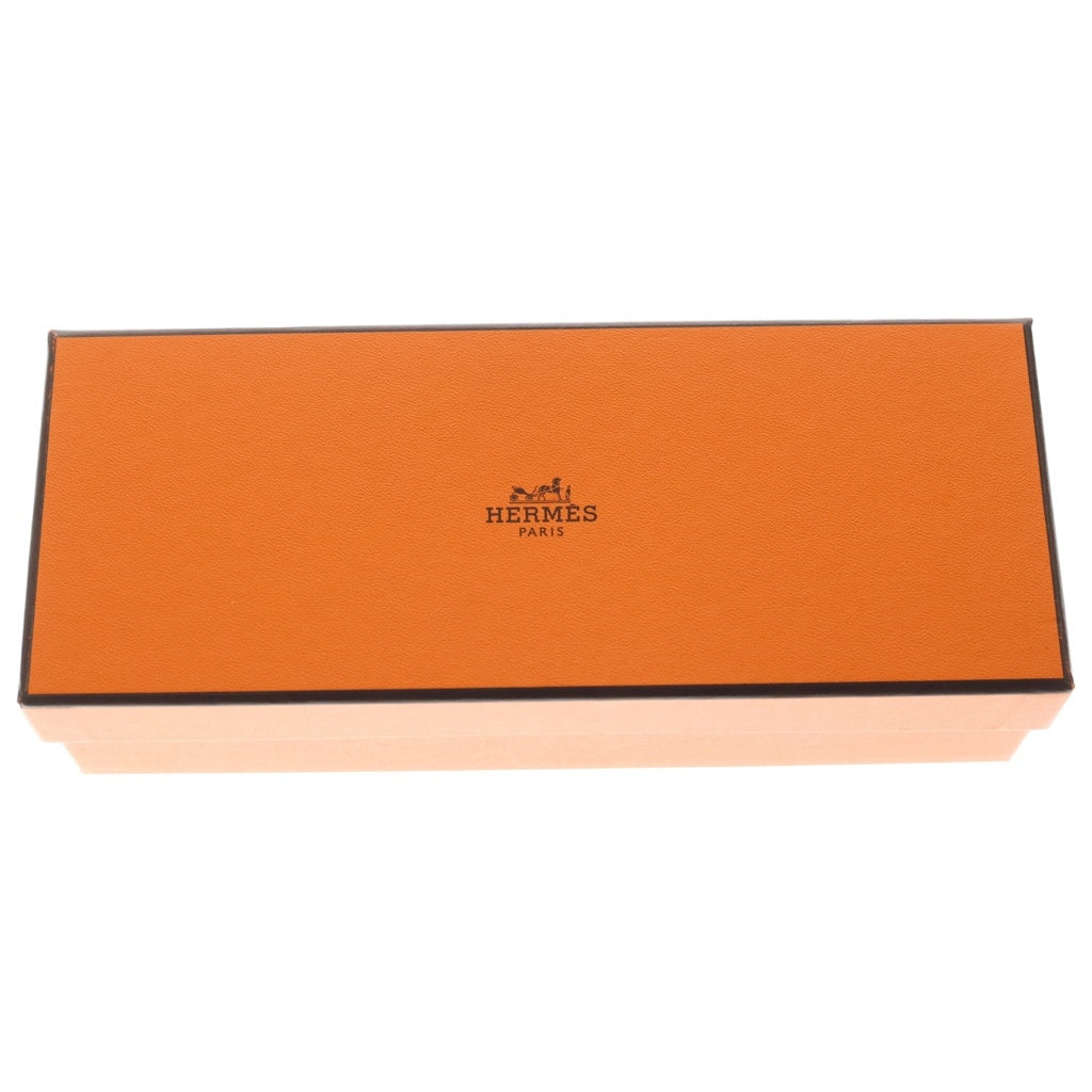 HERMES(エルメス) ボリードオンホイールズ チャーム オレンジ系 シェーブル シルバー金具 U刻印 レディース