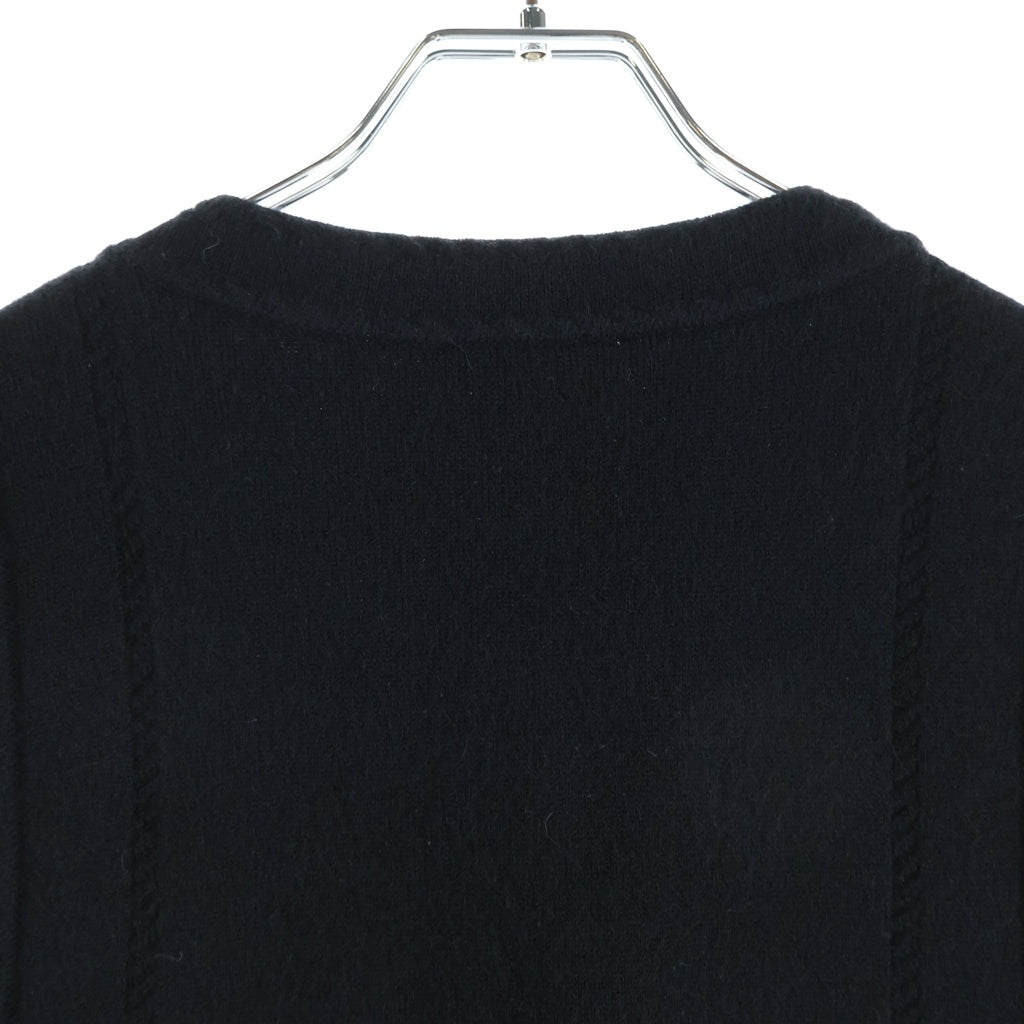CHANEL(シャネル) Cashmere Knit Vest カシミヤニットベスト マトラッセ4ポケット ブラック P77855K11239 レディース