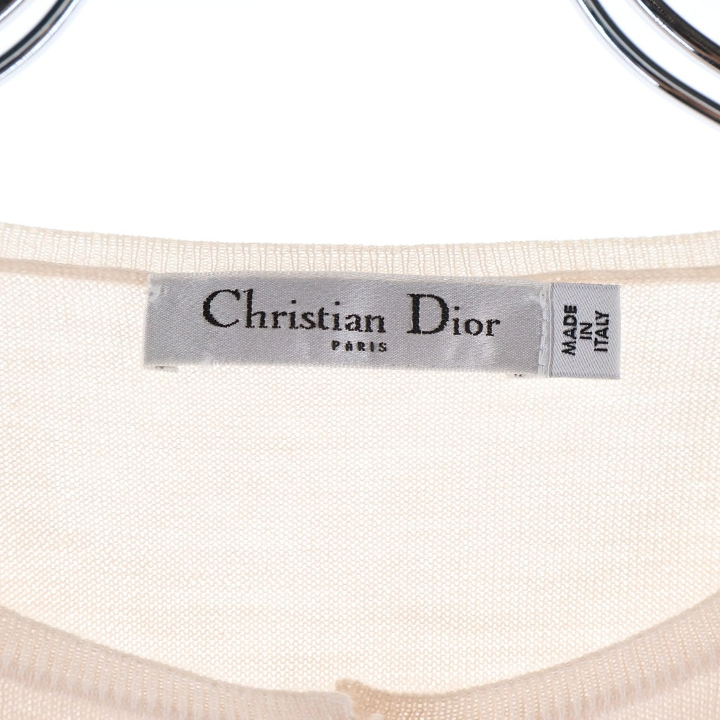 Christian Dior(クリスチャンディオール) カーディガン ニット ピンク レディース