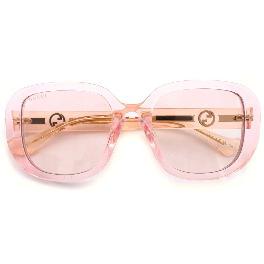 GUCCI(グッチ) ブロンディ バタフライフレーム サングラス アイウェア メガネ 眼鏡 クリアピンク GG1557SK レディース