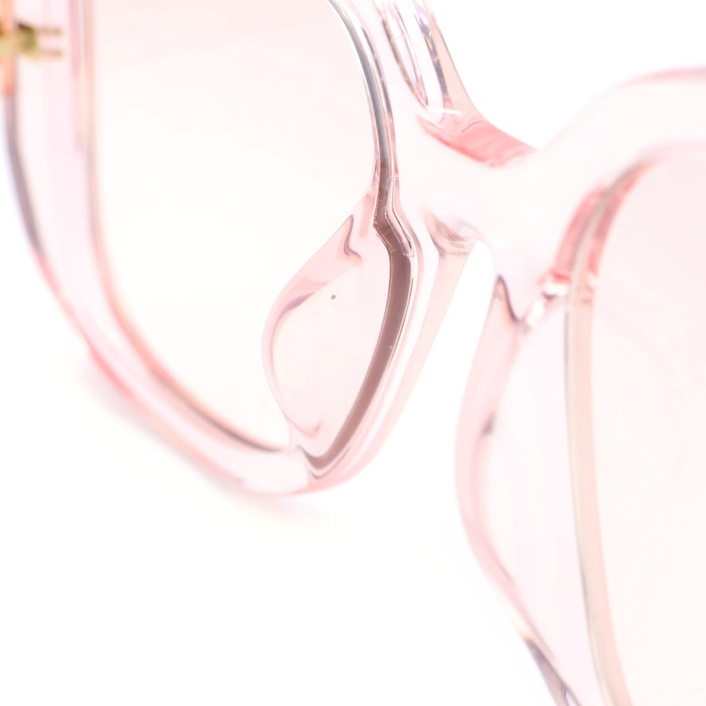 GUCCI(グッチ) ブロンディ バタフライフレーム サングラス アイウェア メガネ 眼鏡 クリアピンク GG1557SK レディース