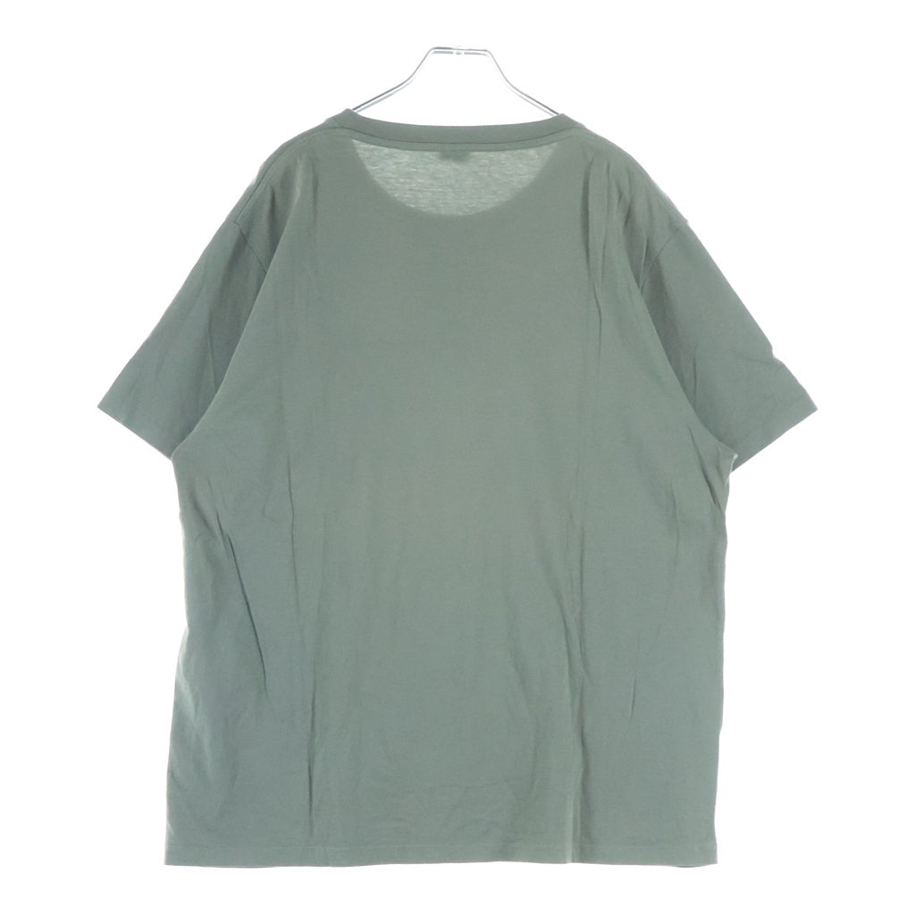 LOEWE(ロエベ) アナグラムロゴ刺繍 クルーネック半袖Tシャツ カットソー グリーン H526Y22J26