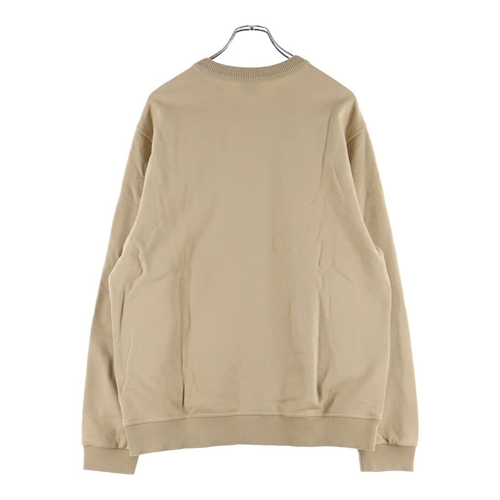 BURBERRY(バーバリー) ラバーロゴ クルーネックスウェット トレーナー ブラウン 8043277