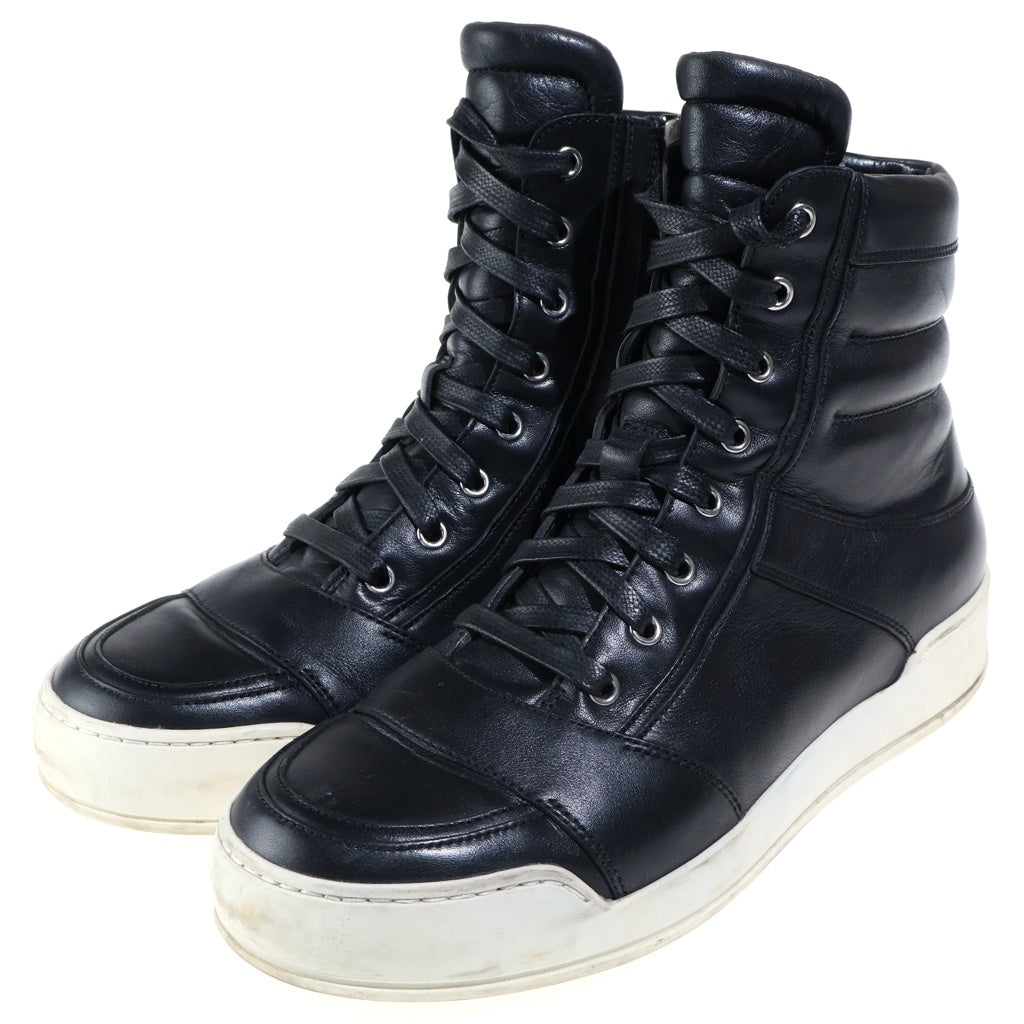 BALMAIN(バルマン) ハイカット スニーカー ブラック レザー