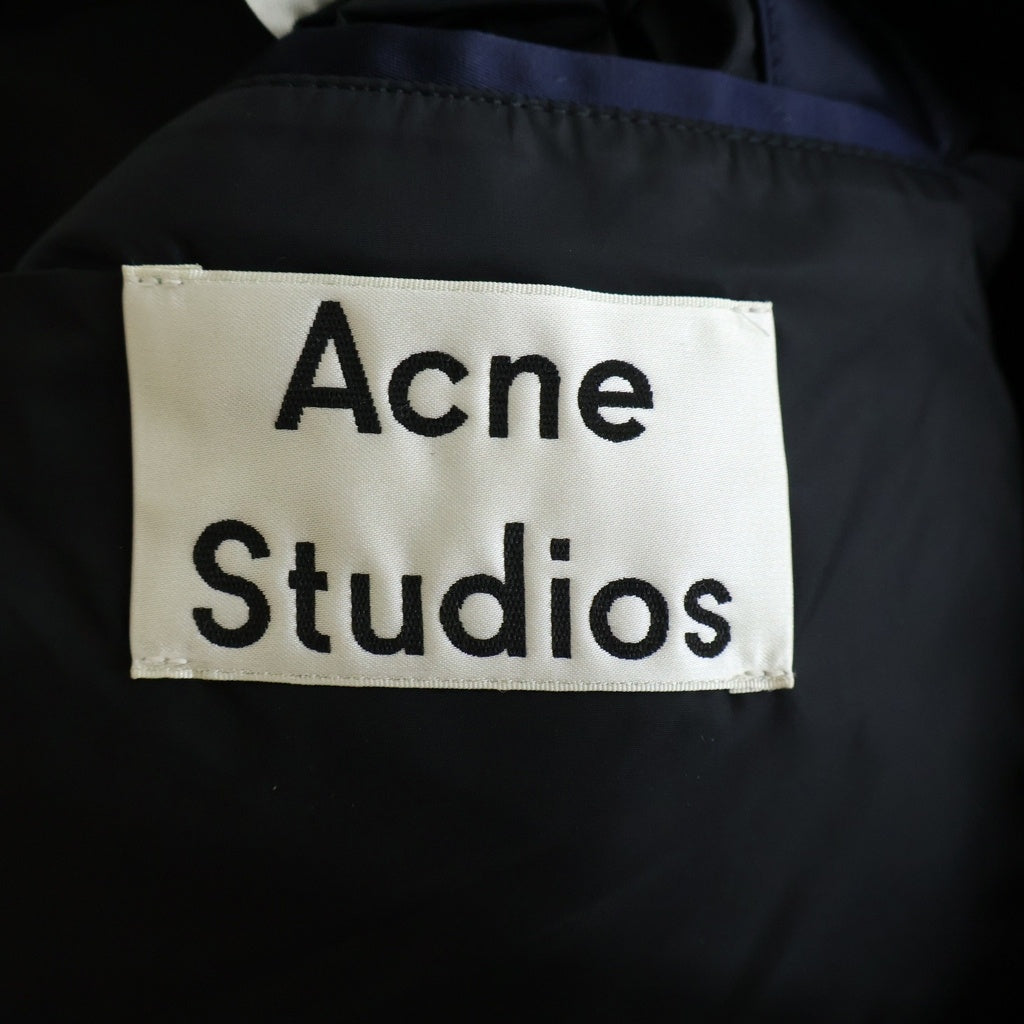 Acne Studios(アクネ ストゥディオズ) Selo ボンバージャケット ネイビー ナイロン 22Z163