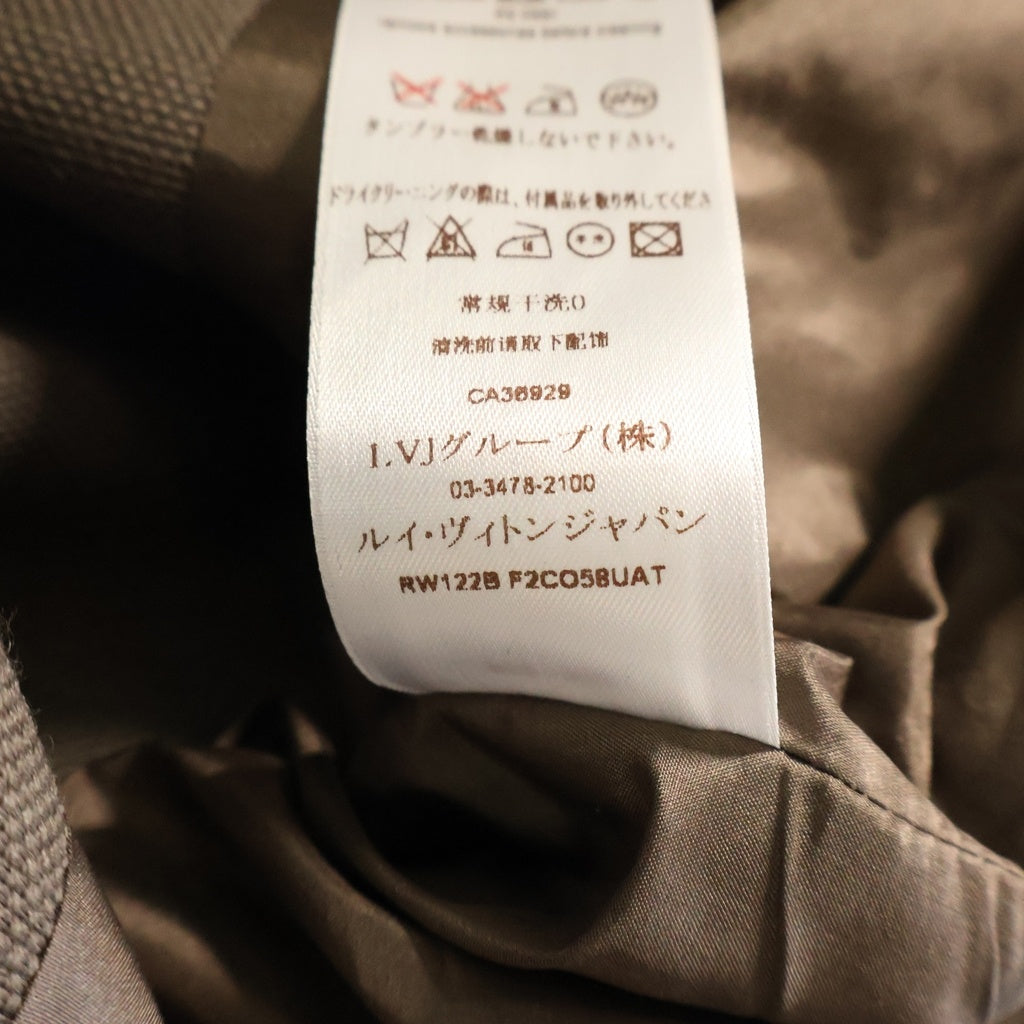 LOUIS VUITTON(ルイヴィトン) フラワーボタン ジャケット ウール ブラウン RW122B F2CO58UAT レディース