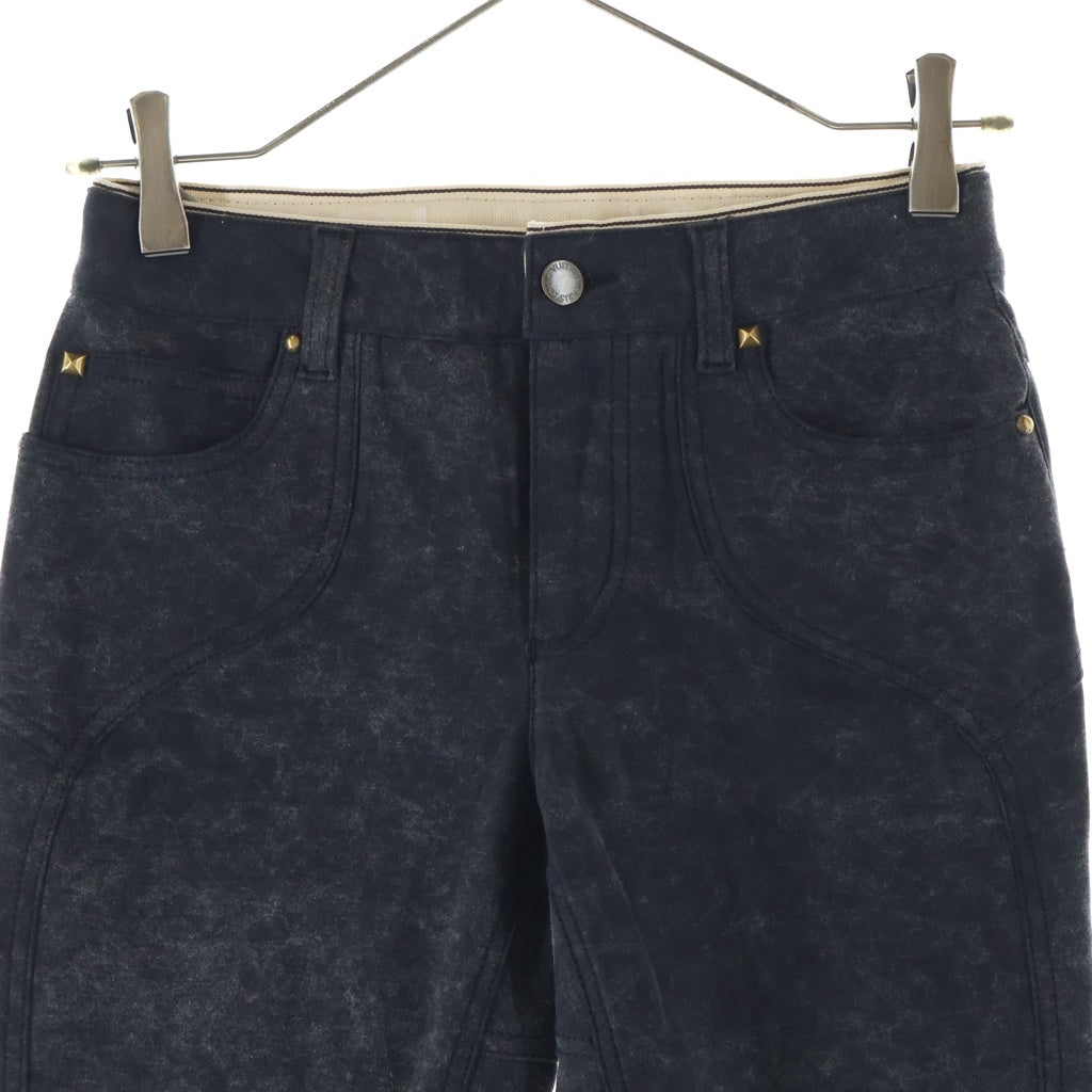 LOUIS VUITTON(ルイヴィトン) デニム パンツ スタッズ ワッペン グレー RW102W ERPA18DBS レディース