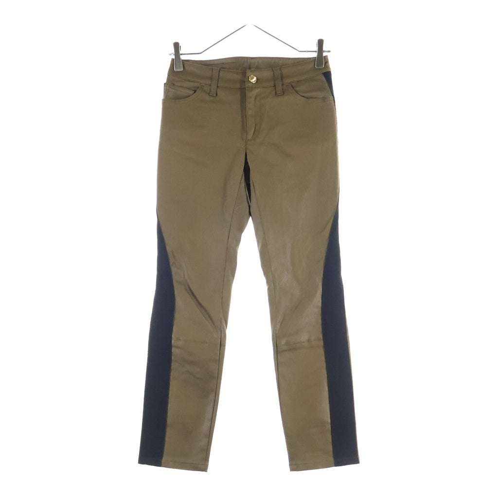 LOUIS VUITTON(ルイヴィトン) パンツ レザー コットン カーキ RW132W F4PA15DDB レディース