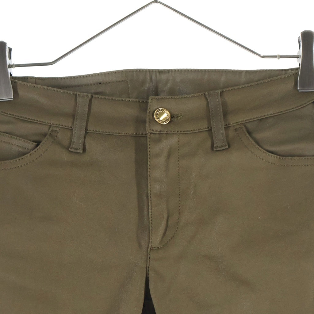 LOUIS VUITTON(ルイヴィトン) パンツ レザー コットン カーキ RW132W F4PA15DDB レディース