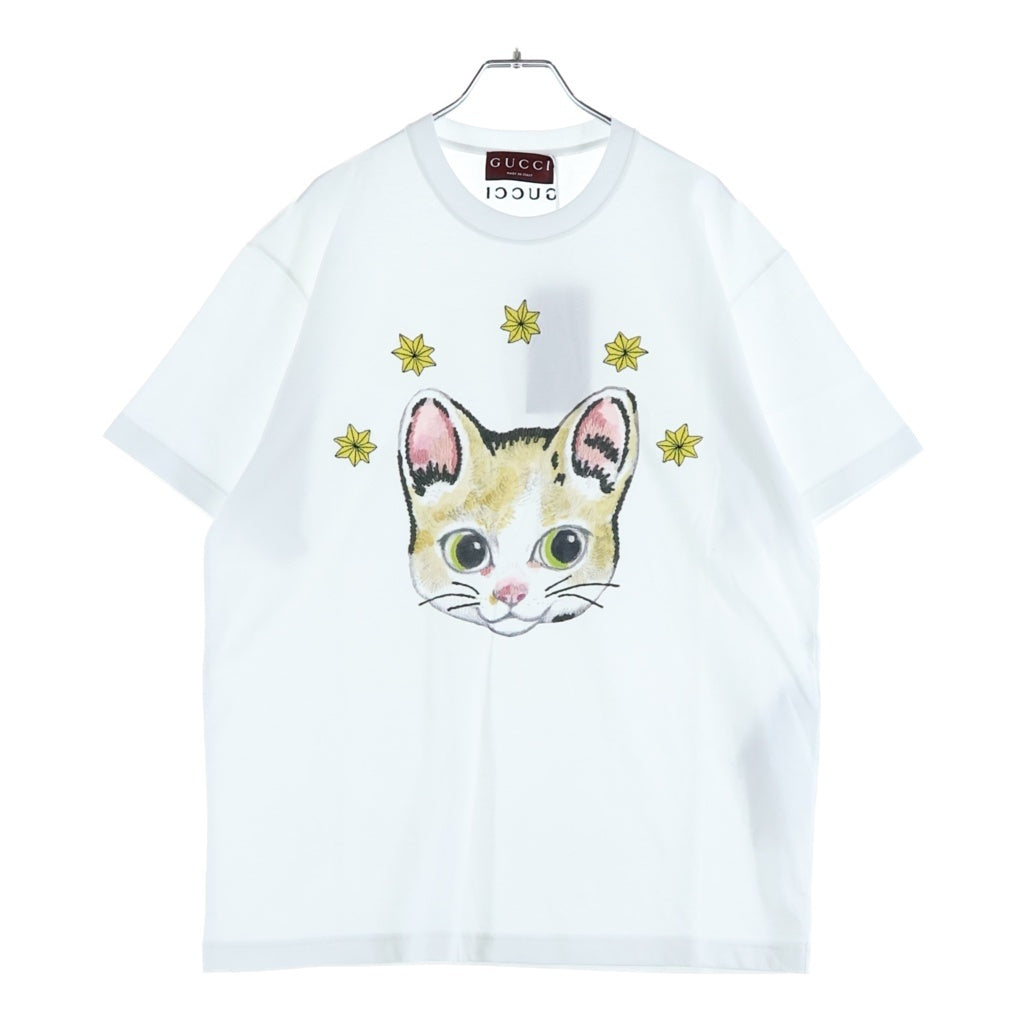 GUCCI(グッチ) ヒグチユウコ Tシャツ カットソー コットンジャージー ホワイト 855021
