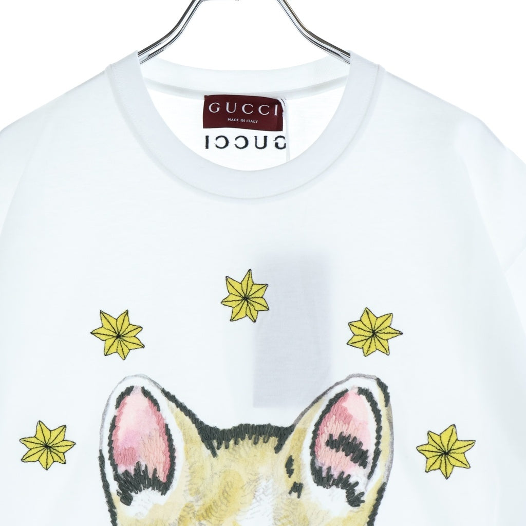 GUCCI(グッチ) ヒグチユウコ Tシャツ カットソー コットンジャージー ホワイト 855021