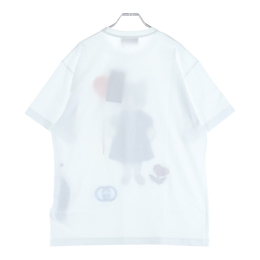 GUCCI(グッチ) ヒグチユウコ Tシャツ コットンジャージー ホワイト 837959