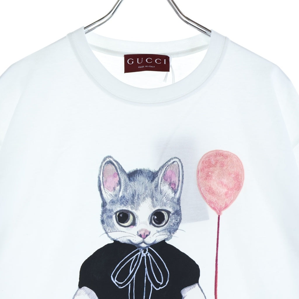 GUCCI(グッチ) ヒグチユウコ Tシャツ コットンジャージー ホワイト 837959