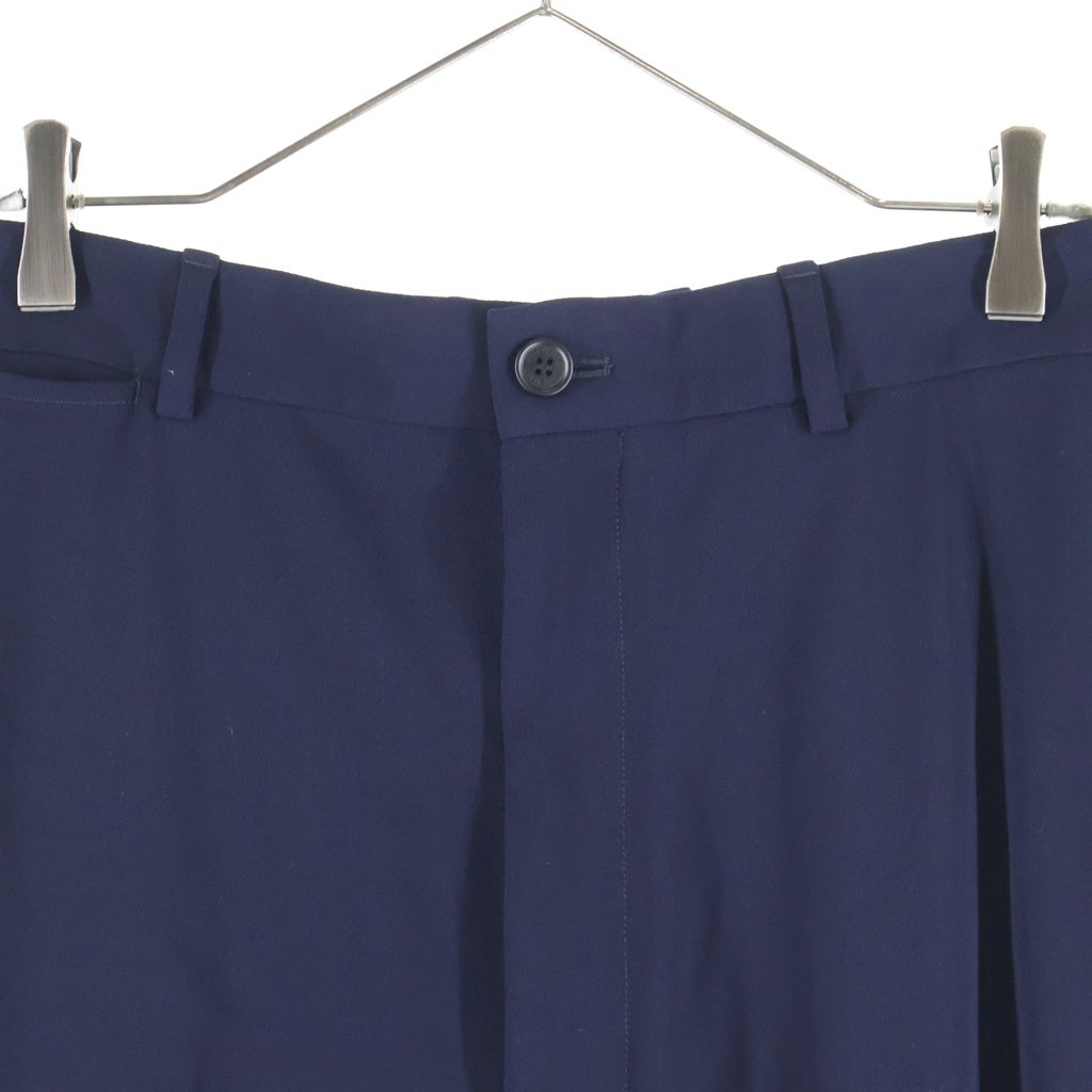 BALENCIAGA(バレンシアガ) GARDE-ROBE テーラード トラウザー ロング パンツ ウール ネイビー 725469 TNT09