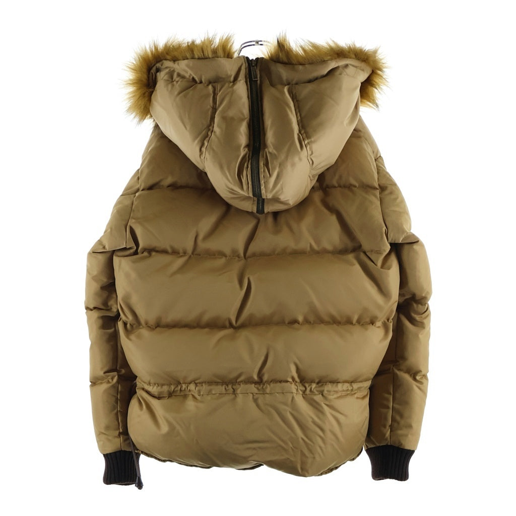 DSQUARED2(ディースクエアード) ダウンジャケット アウター ファー付き ベージュ S71AN0494 S53151