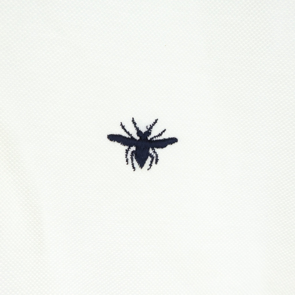 Dior HOMME(ディオールオム) 半袖ポロシャツ BEE刺繍 ホワイト 003IP800P013