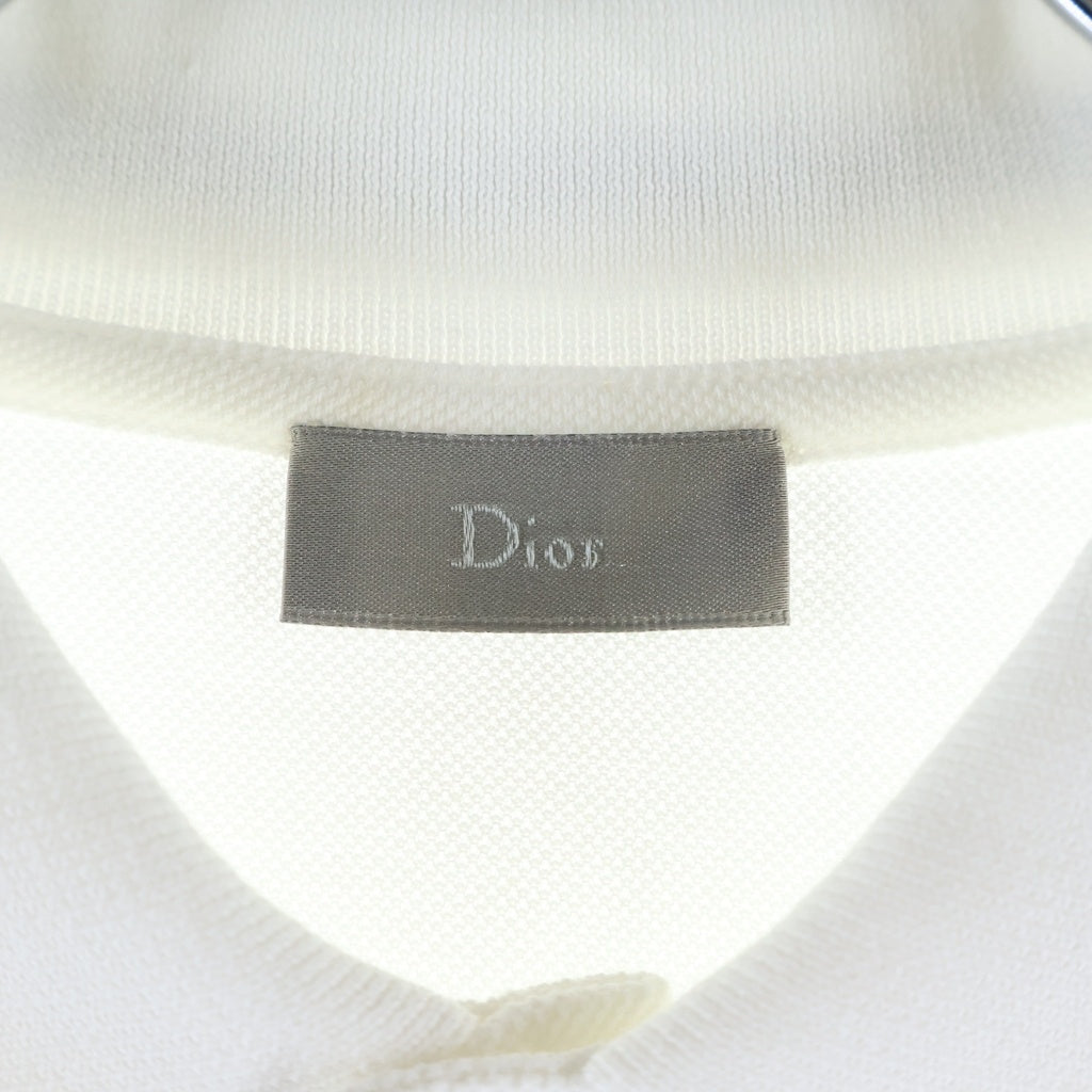 Dior HOMME(ディオールオム) 半袖ポロシャツ BEE刺繍 ホワイト 003IP800P013