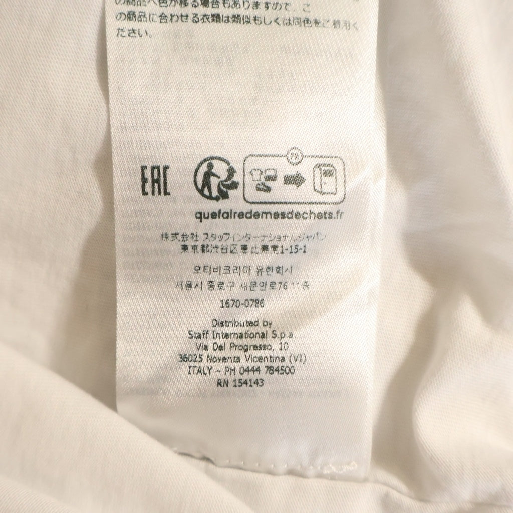 DSQUARED2(ディースクエアード) Tシャツ レイヤード 長袖 コットン ホワイト/グレー S74GD1421 DTJ005