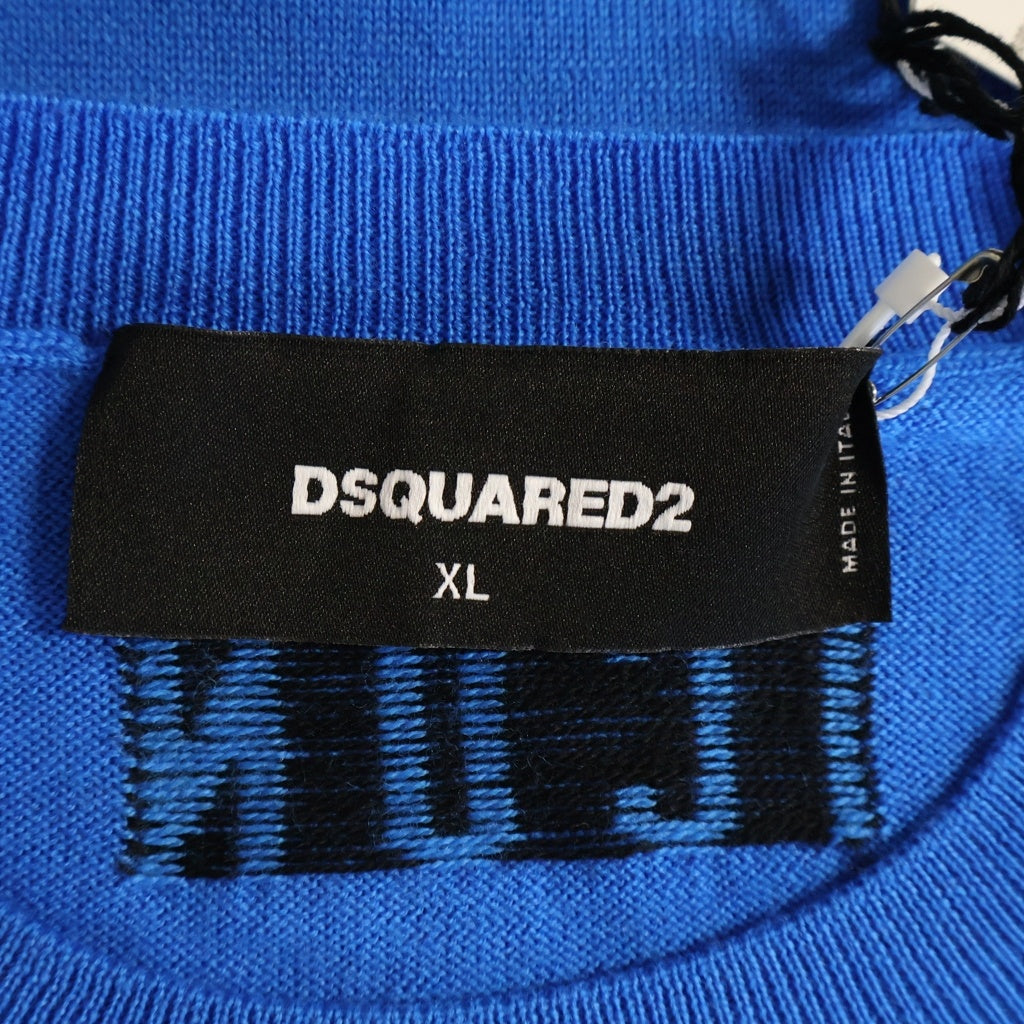 DSQUARED2(ディースクエアード) ニット 長袖 トップス ブルー S79HA0010 S17890