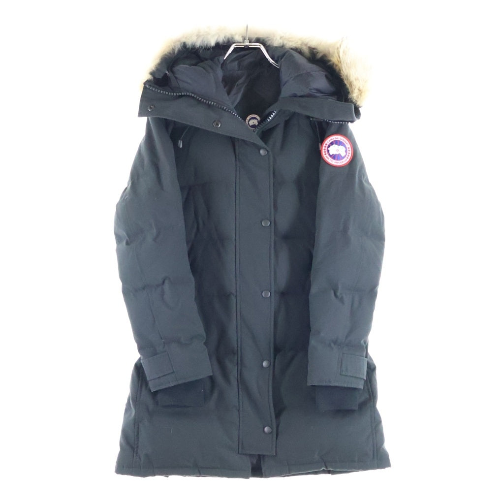 CANADA GOOSE(カナダグース) SHELBURNE シェルバーン ファーフーデッド ダウンジャケット ブラック 3802LA レディース