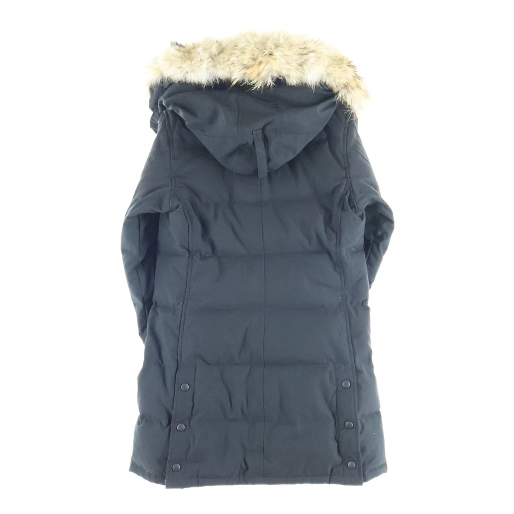 CANADA GOOSE(カナダグース) SHELBURNE シェルバーン ファーフーデッド ダウンジャケット ブラック 3802LA レディース