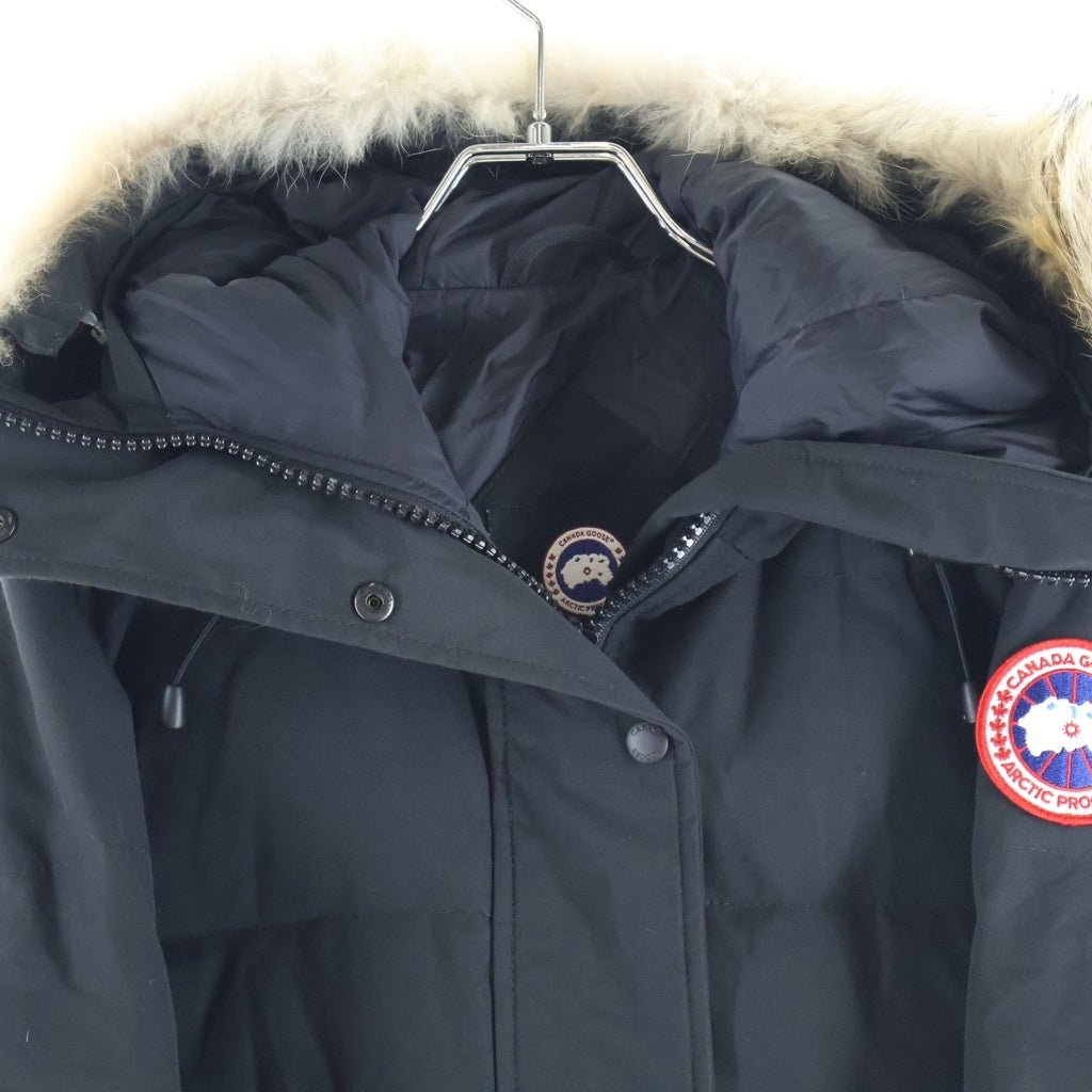 CANADA GOOSE(カナダグース) SHELBURNE シェルバーン ファーフーデッド ダウンジャケット ブラック 3802LA レディース