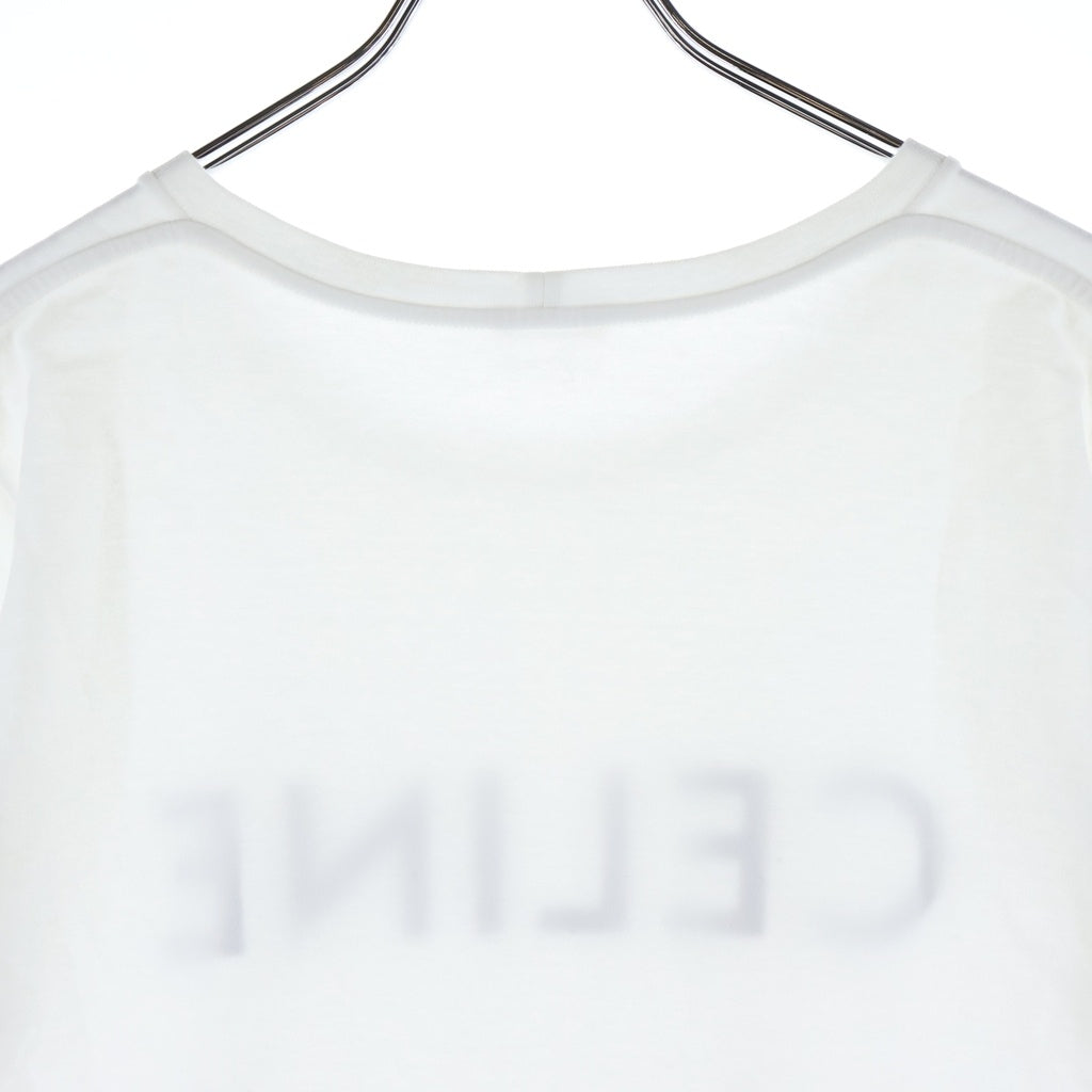 CELINE(セリーヌ) ロゴプリント 半袖Tシャツ カットソー ホワイト 2X314916G レディース