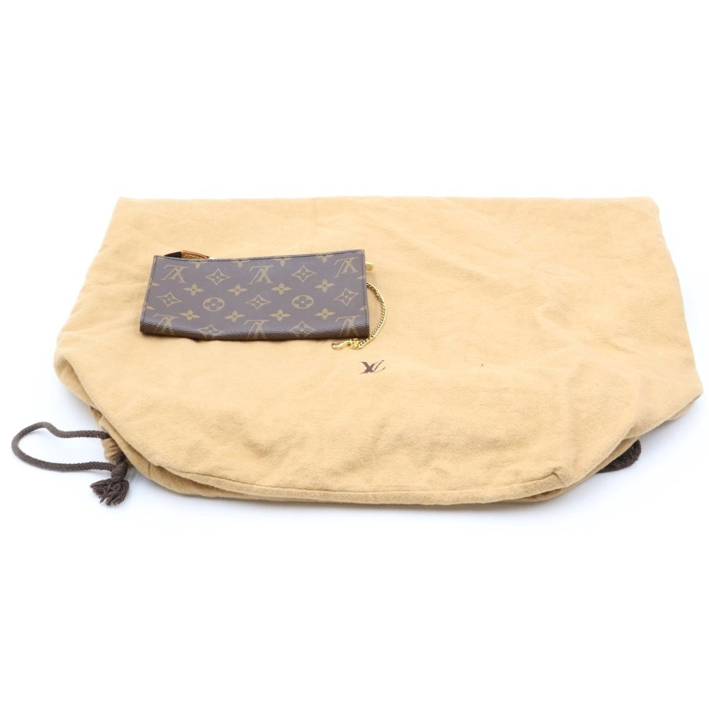 LOUIS VUITTON(ルイヴィトン) モノグラム バケット トートバッグ ハンドバッグ ブラウン レザー×PVC M42236 ゴールド金具 レディース