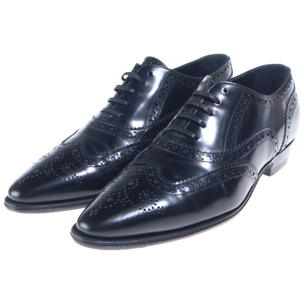 CELINE(セリーヌ) ウィングチップ メダリオン レザー ドレスシューズ ブラック レディース 790730
