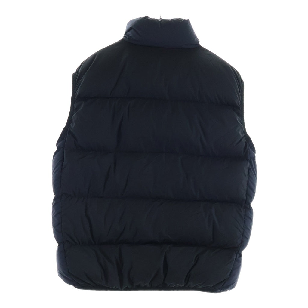 MONCLER(モンクレール) 23AW ALMAZ ワッペンロゴ ジップアップ ダウンベスト ブラック I20911A00077