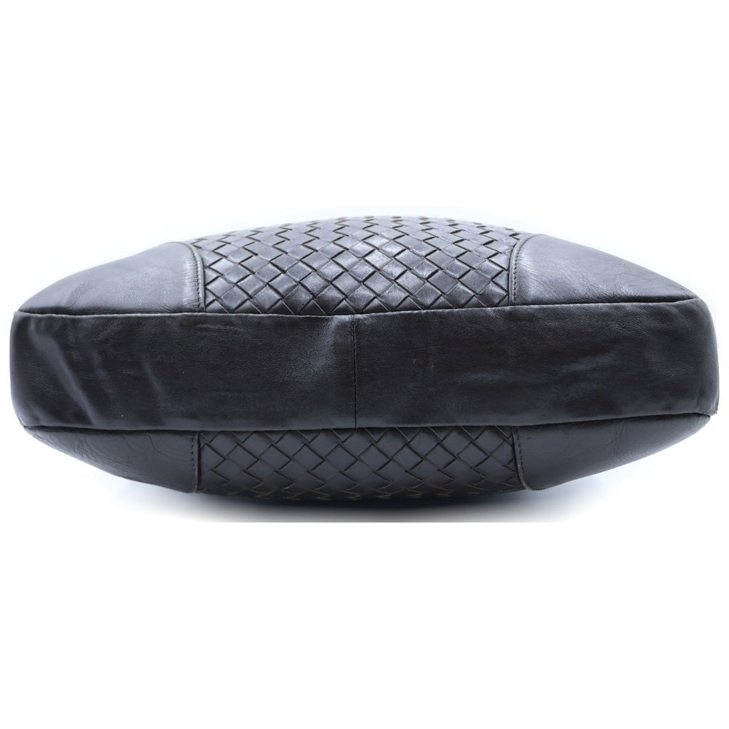 BOTTEGA VENETA(ボッテガヴェネタ) イントレチャート トートバッグ ハンドバッグ ブラウン レザー レディース
