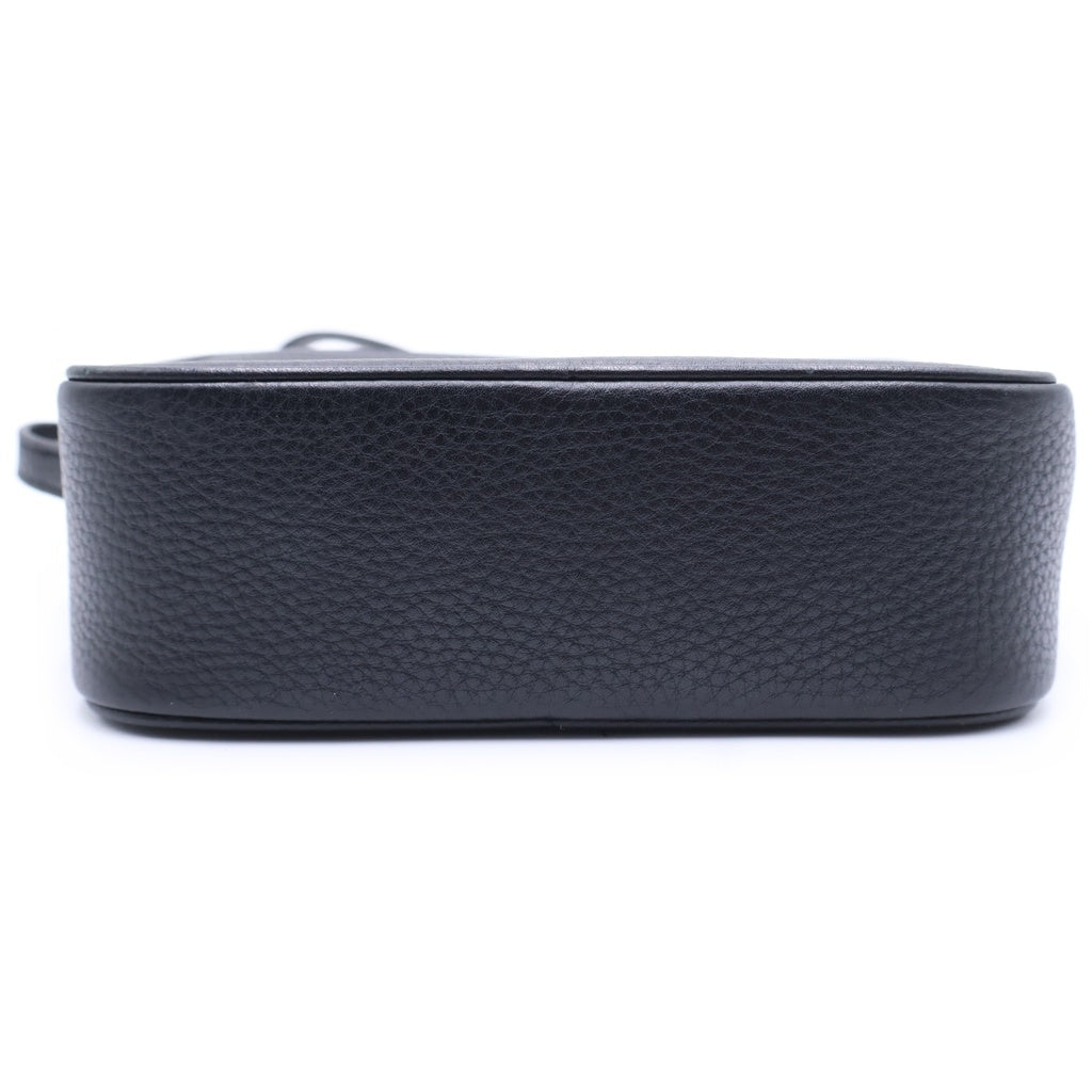 GUCCI(グッチ) GGマーモント ショルダーバッグ ミニバッグ ブラック レザー 308364 ゴールド金具