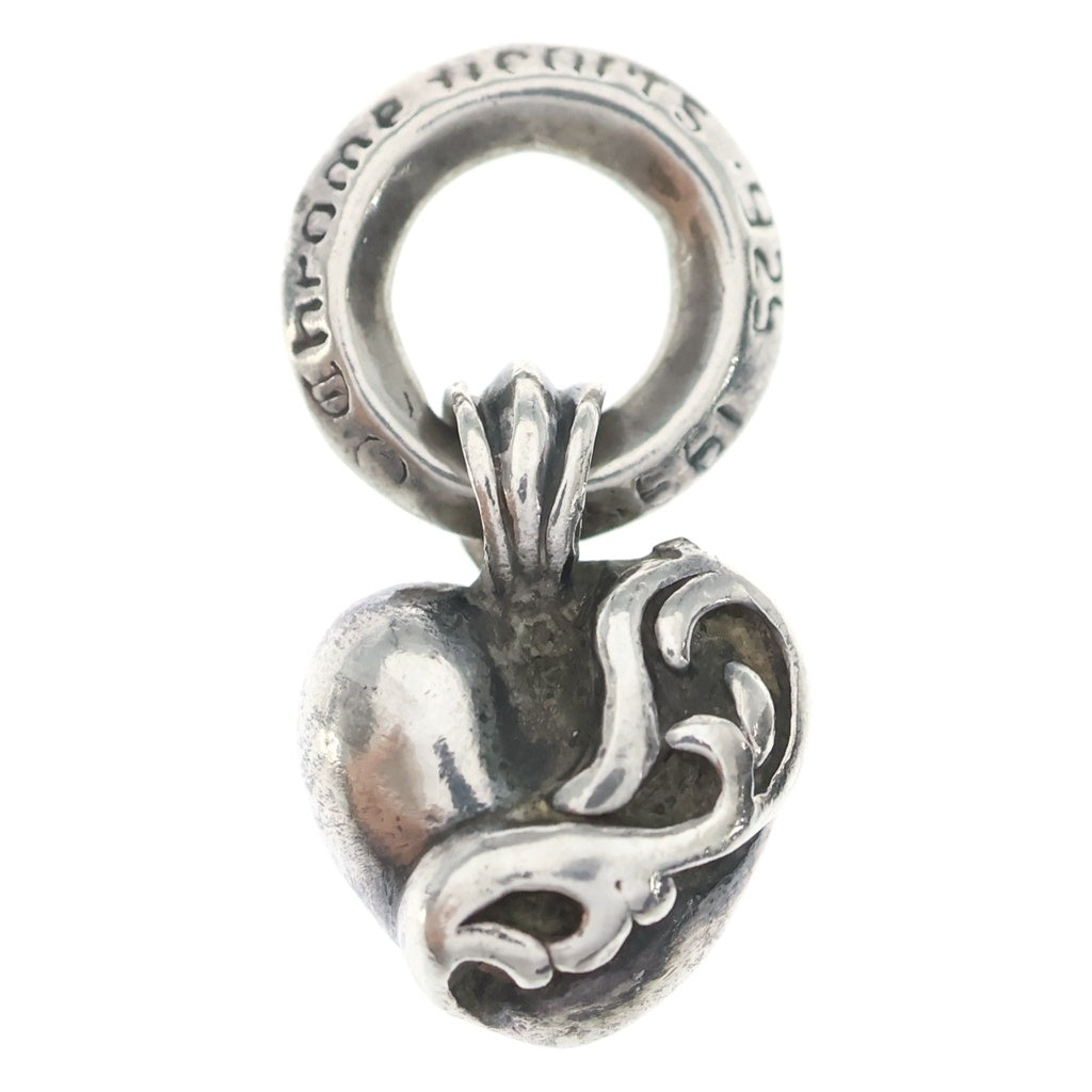 CHROME HEARTS(クロムハーツ) #B STACK HEART ハートスタックチャーム シルバーネックレストップ SV925 シルバー