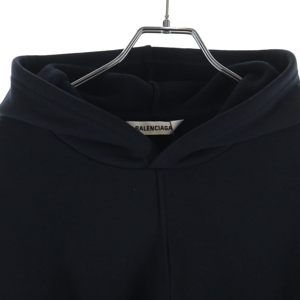 BALENCIAGA(バレンシアガ) 21SS ヘビーウェイトポンチョパーカー フーディー ブラック 645156