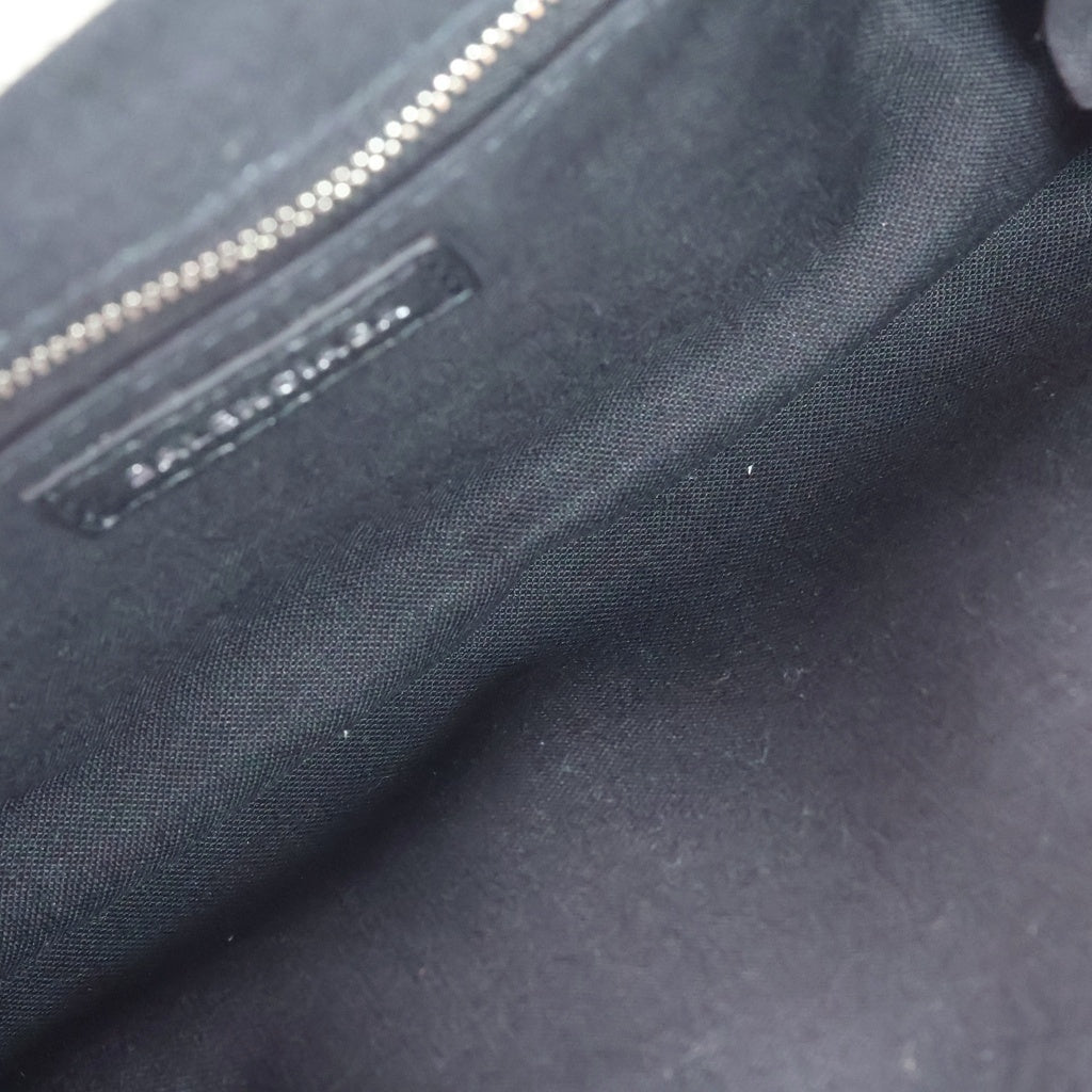 BALENCIAGA(バレンシアガ) CLOUD X ショルダーバッグ ホワイト×ブラック パイソン 618895 シルバー金具 レディース