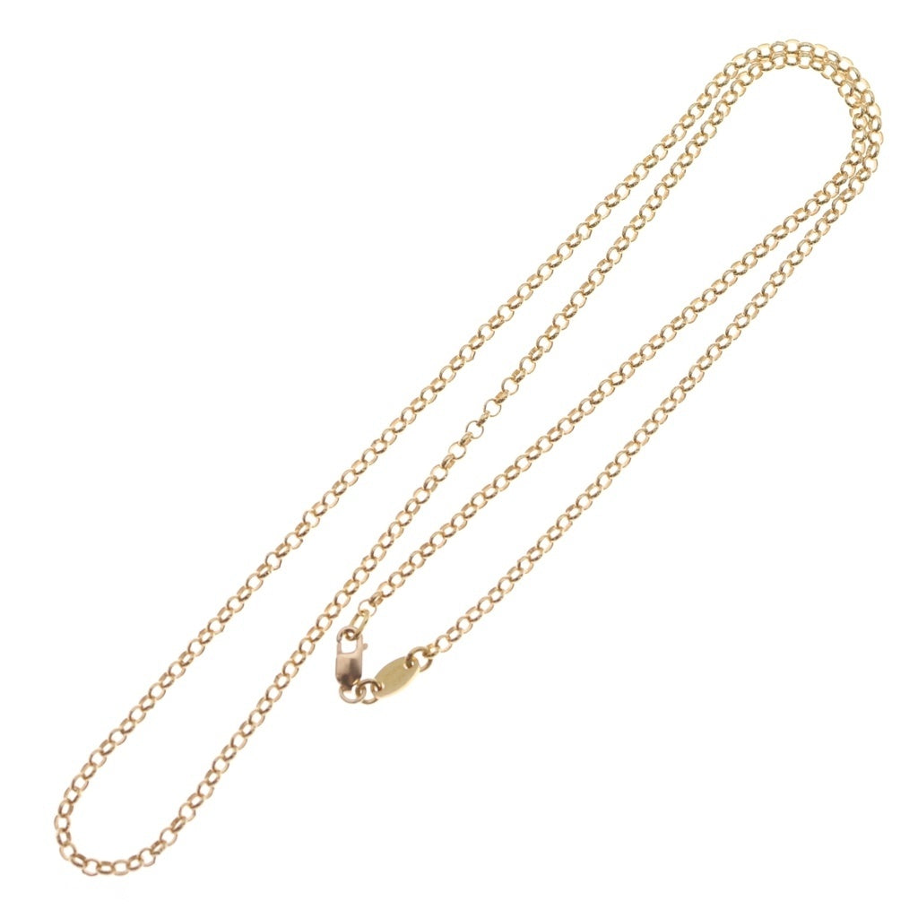 CHROME HEARTS(クロムハーツ) 22K NECKCHAIN R20 ロールチェーンネックレス 20inch ゴールド BCA011