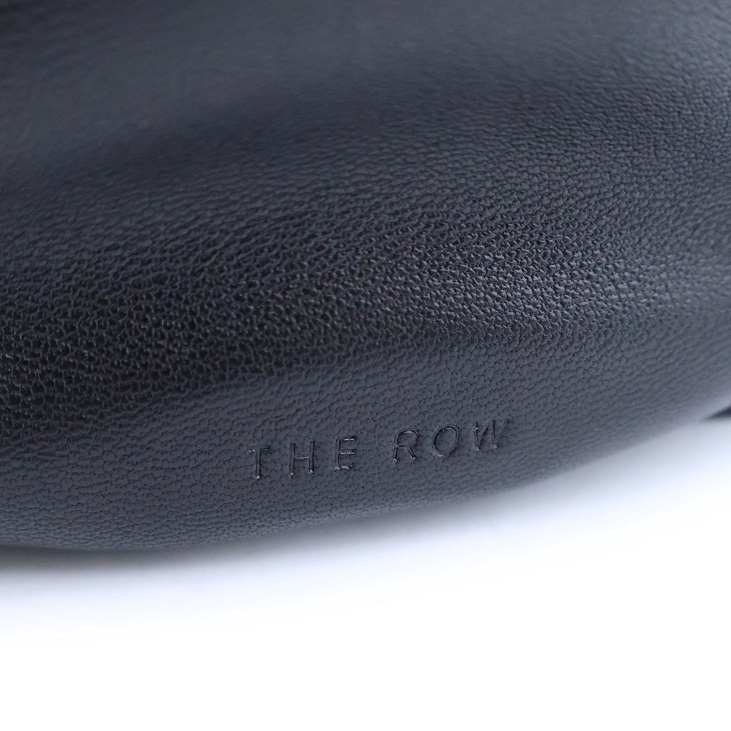 THE ROW(ザロウ) アストラ ボウリングバッグ ハンドバッグ ブラック レザー シルバー金具