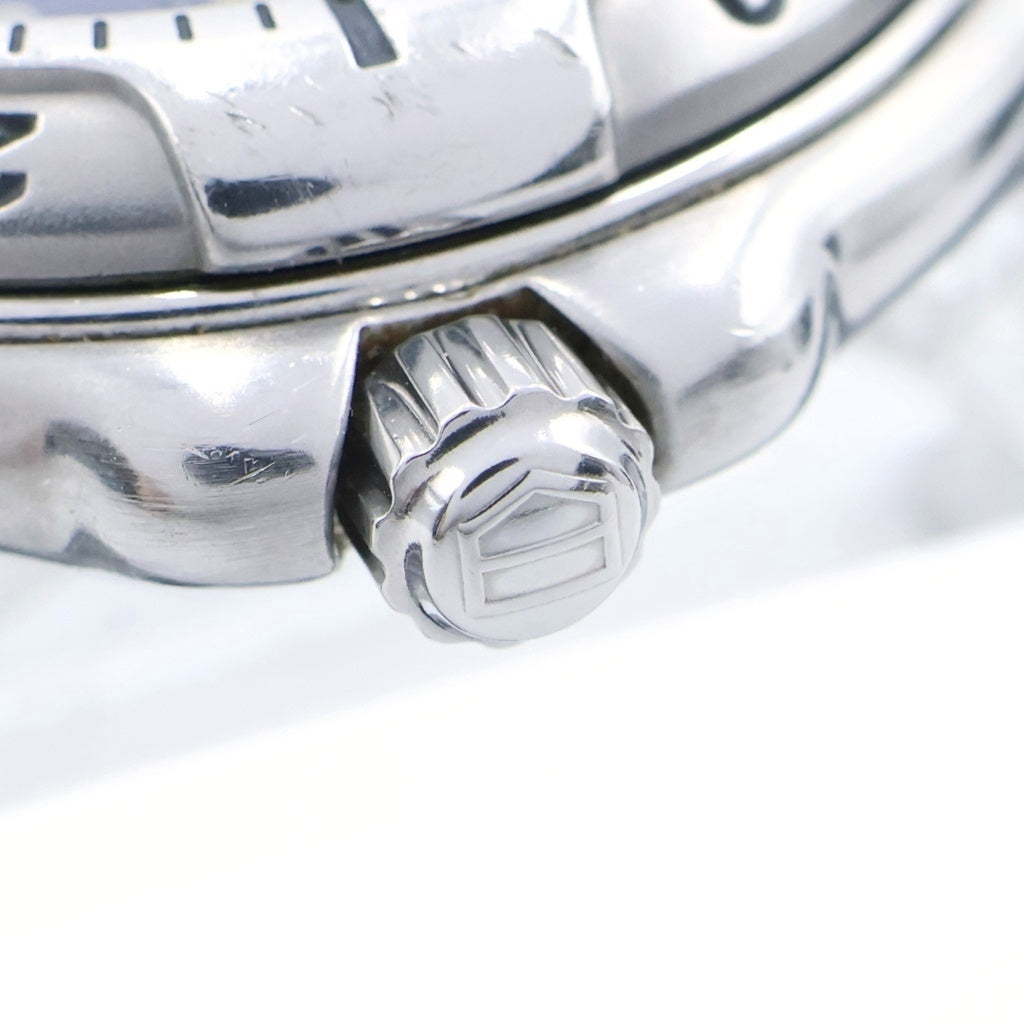 TAG HEUER(タグホイヤー) 6000シリーズ クロノメーター 青文字盤 ステンレススチール 革ベルト 自動巻き AT WH5213-K1