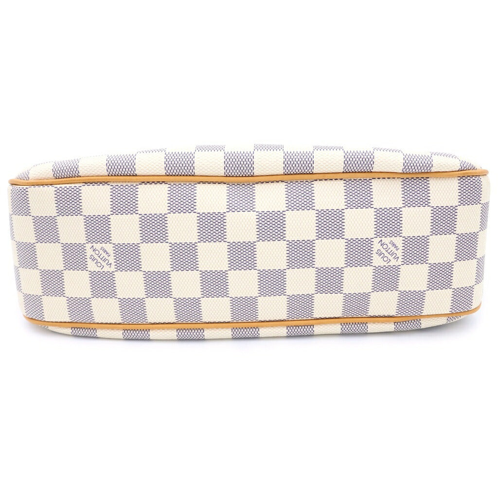 LOUIS VUITTON(ルイヴィトン) ダミエアズール シラクーサPM ショルダーバッグ ブラウン×アイボリー レザー×PVC N41113 ゴールド金具